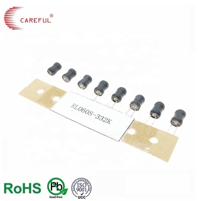 AL0204 AL0307 Color axial 22uh Código de color del inductor NiZn Material